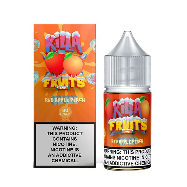 Red Apple Peach on Ice by Killa Fruits Salts Series 30mL with Packaging