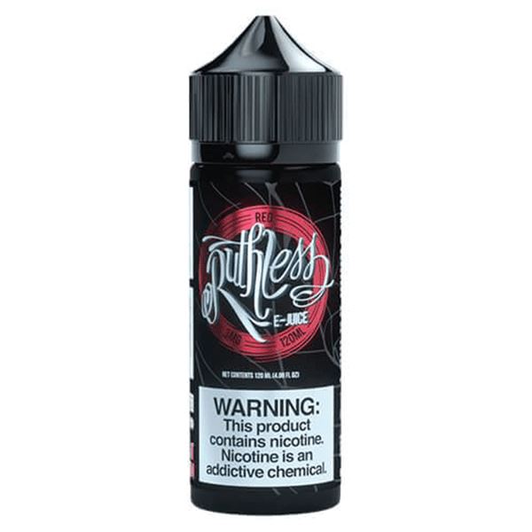 Red by Ruthless E-liquid bottle