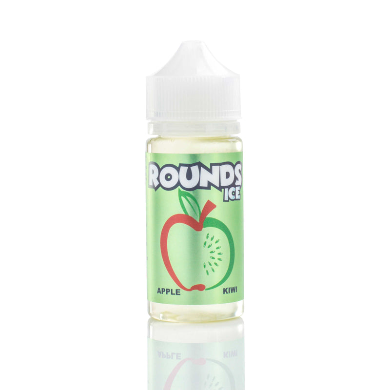 ROUNDS | Apple Kiwi Ice Eliquid bottle