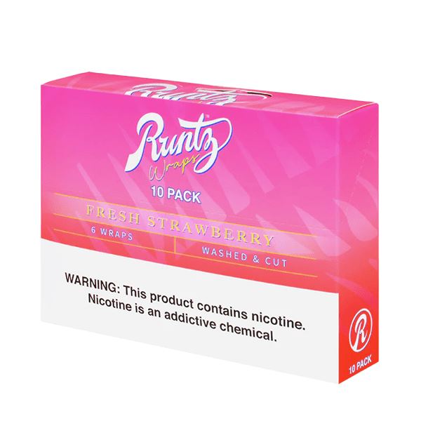 Runtz Wraps – 6 wraps Single Pack Fresh Strawberry