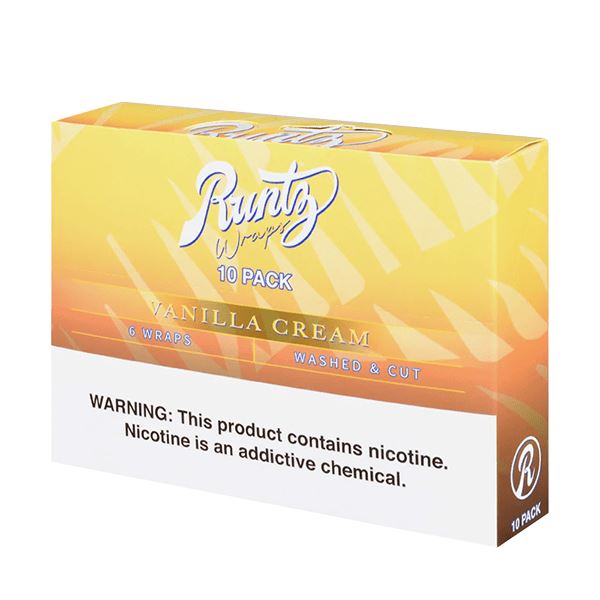 Runtz Wraps – 6 wraps Single Pack Vanilla Cream