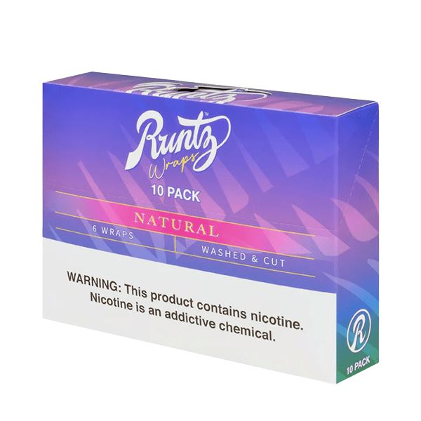 Runtz Wraps – 6 wraps Single Pack Natural