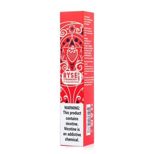Ryse Max V2 Disposable E-Cigs (Individual) strawberry packaging