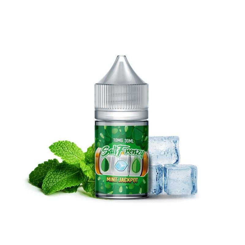 SALT FRENZY | Mini Jackpot 30ML eLiquid bottle with background