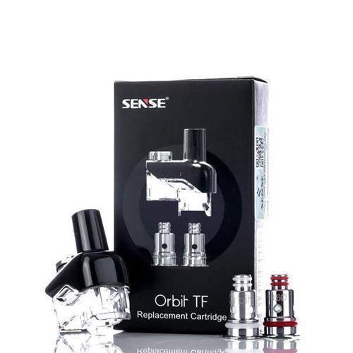 Sense Orbit TF Replacement Cartridge Pack (1 Cartridge + 2 Coils) with packaging
