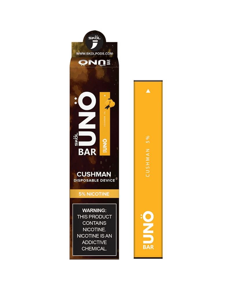 SKOL | UNO Bar Disposable 5% Nicotine (Individual) cushman with packaging