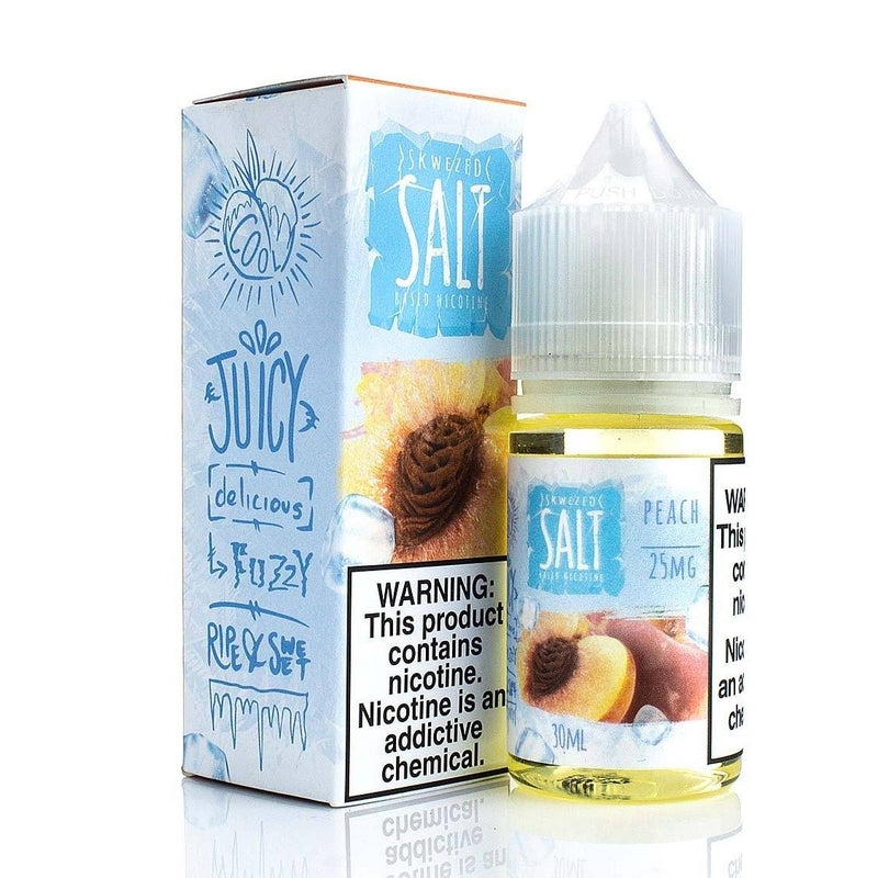  Peach ICE by Skwezed Salt 30ml with packaging