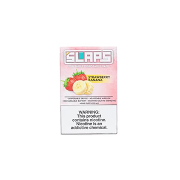 Slaps Disposable | 4500 Puffs - Strawberry Banana packaging