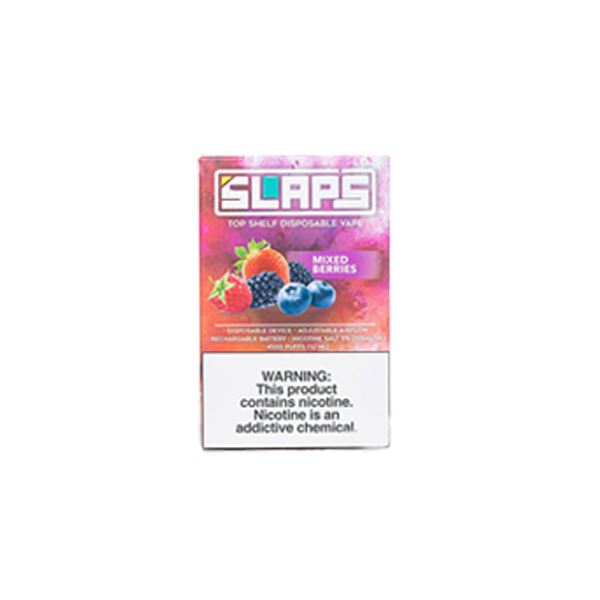 Slaps Disposable | 4500 Puffs - Mixed Berries packaging