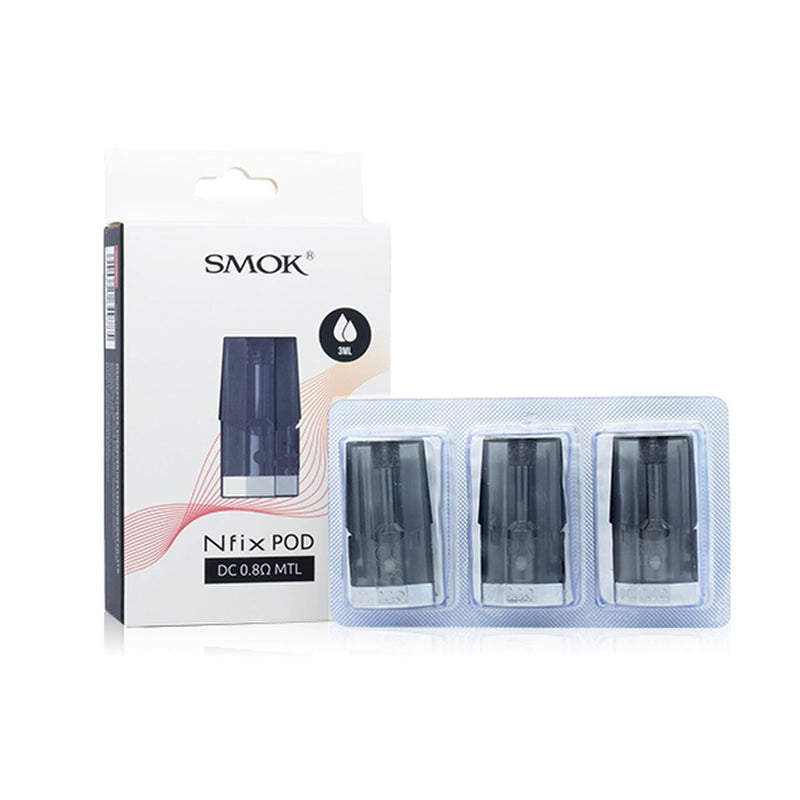 SMOK Nfix Pods (3-Pack) DC 0.8ohm with packaging