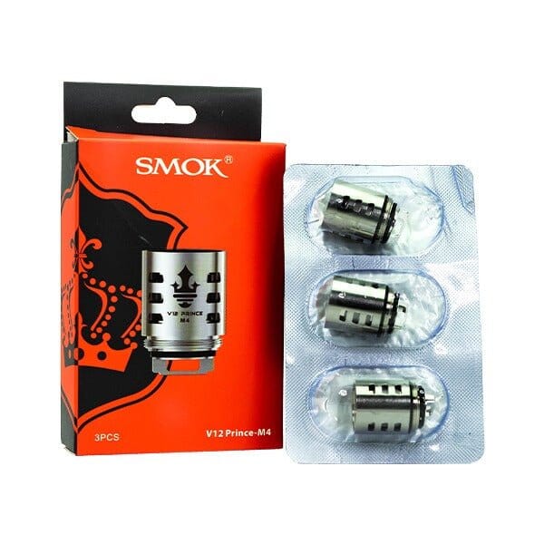 SMOK Prince V12 Replacement Coils | 3 Pack Prince-M4 with packaging