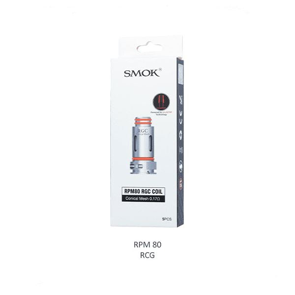 SMOK RGC Conical Mesh Coils | 5-Pack packaging 0.17ohm with packaging