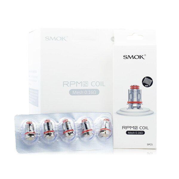 SMOK RPM 2 Coils (5-Pack) - Mesh 0.16ohm with packaging