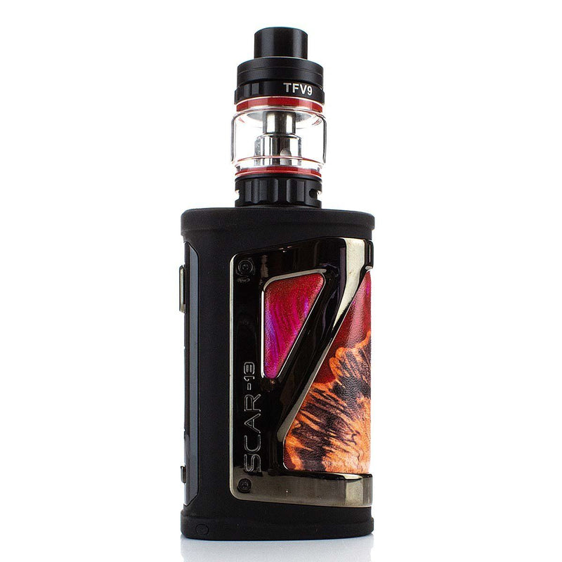 SMOK Scar 18 Starter Kit 230w | 10th Anniversary | Final Sale red stabwood