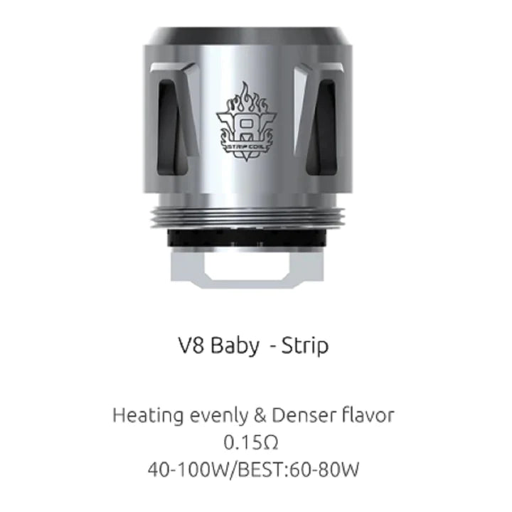 SMOK V8 Baby Prince Coils (Pack of 5) V8 Baby-Strip