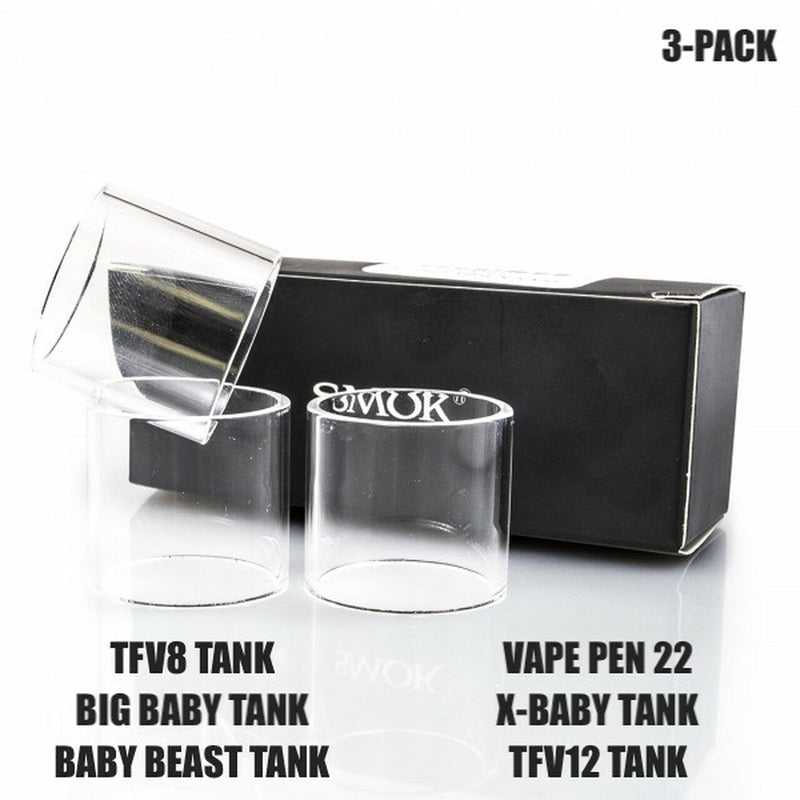 Smok Vape Pen 22 Replacement Glass | 3-Pack Group Photo