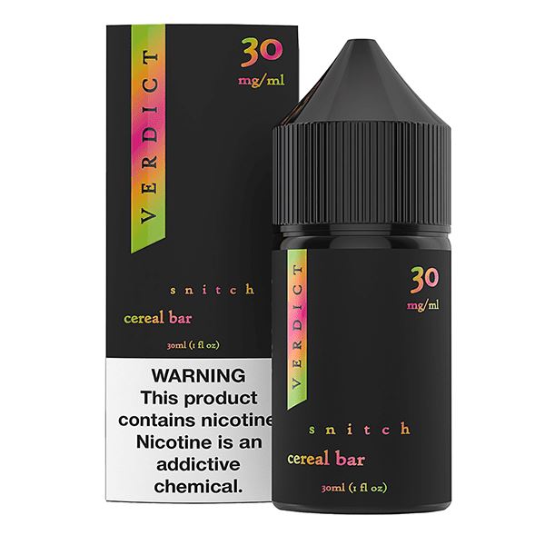 Snitch - Cereal Bar by Verdict – Revamped Salt Series | 30mL with Packaging