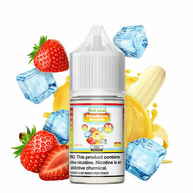 Strawberry Banana Freeze by Pod Juice Salts Series 30ml Bottle