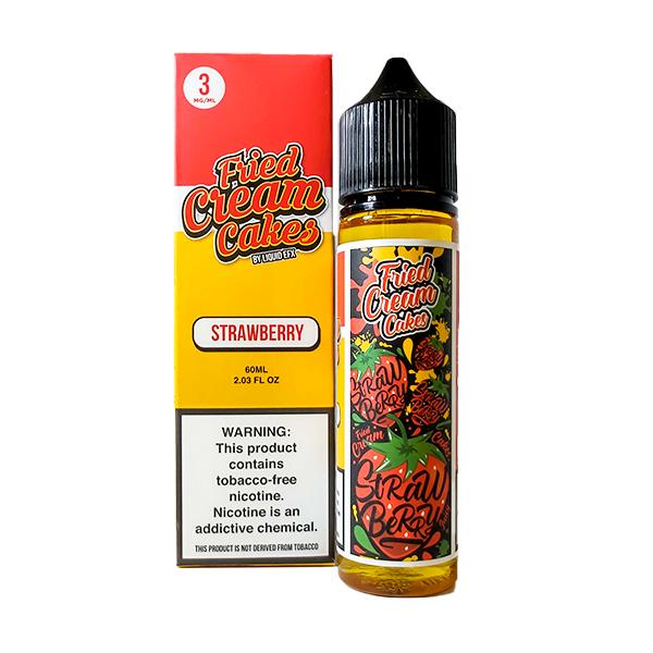 Strawberry by Fried Cream Cakes TFN 60ML with packaging