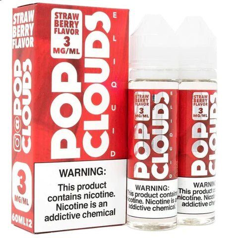 Strawberry by Pop Clouds TFN Series 120mL with packaging