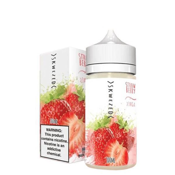 Strawberry By Skwezed E-Liquid with packaging