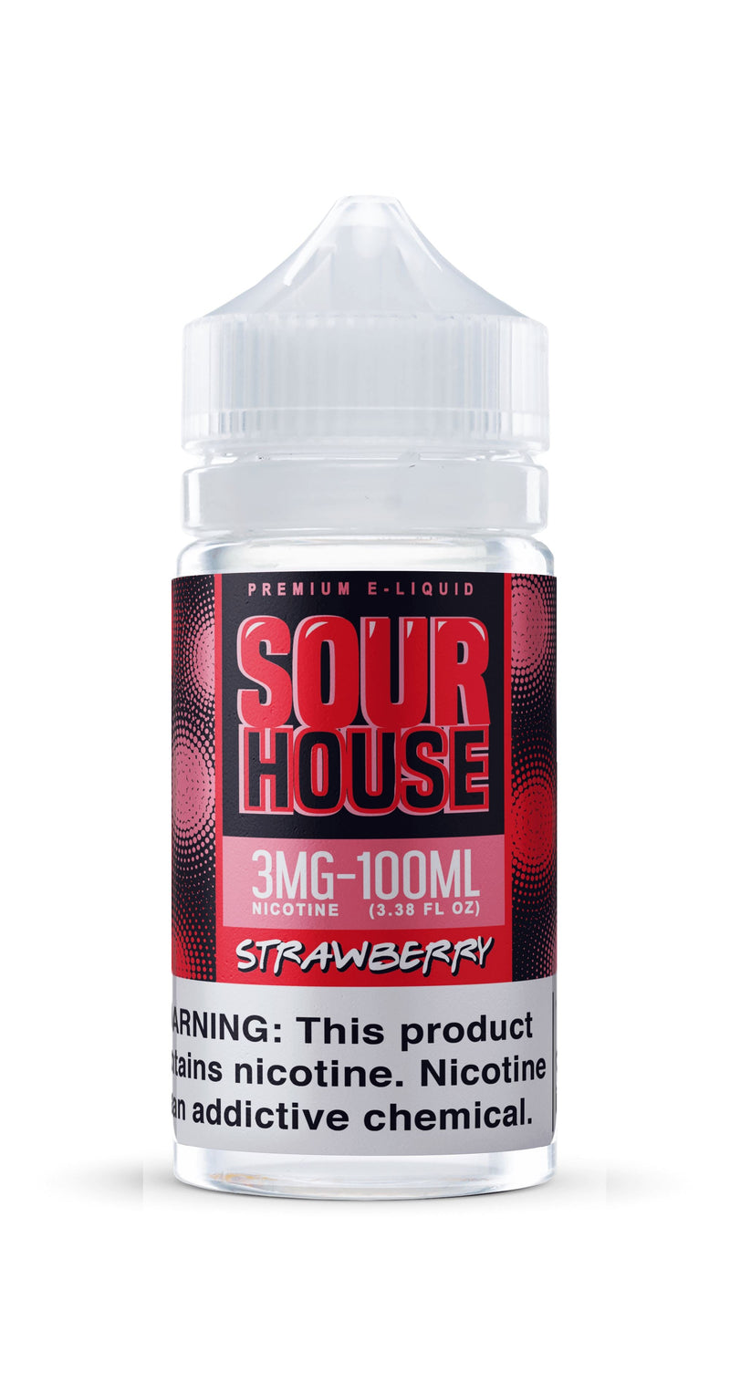 Strawberry by Sour House 100ml bottle