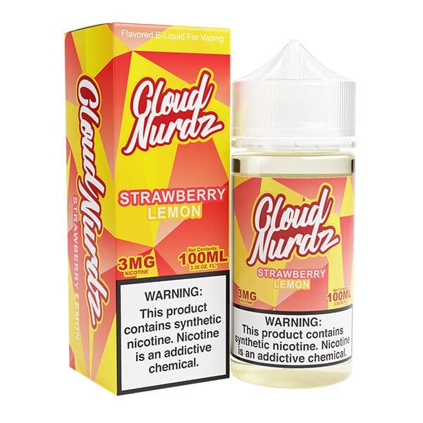 Strawberry Lemon by Cloud Nurdz 100ml with packaging