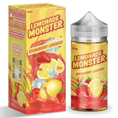 Strawberry Lemonade by Lemonade Monster E-Liquid with packaging