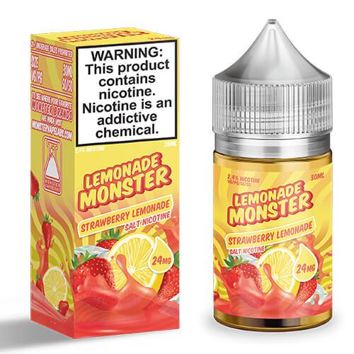 Strawberry Lemonade by Lemonade Monster Salts with packaging