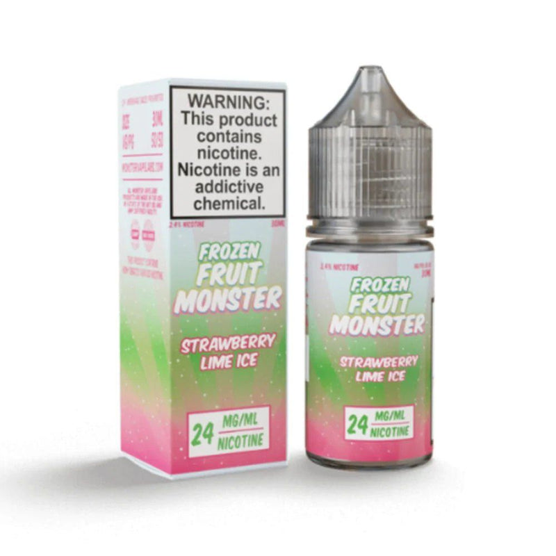 Strawberry Lime Ice By Jam Monster Salts E-Liquid with Packaging