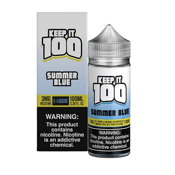 Summer Blue by Keep It 100 Synthetic 100ml with packaging
