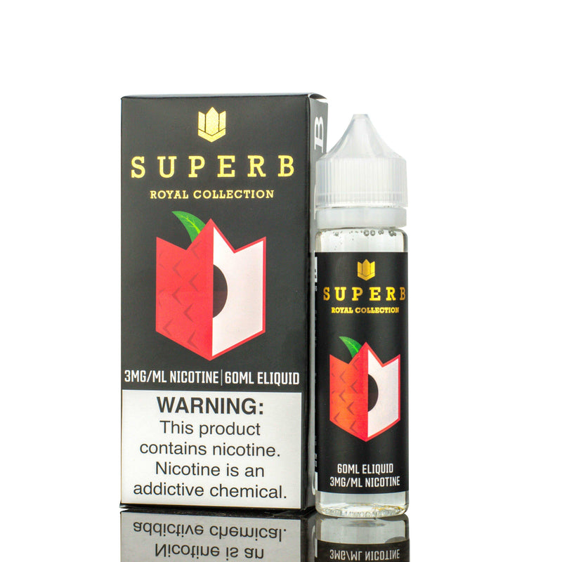 SUPERB ROYAL COLLECTION | Lychee Jelly 60ML eLiquid with packaging