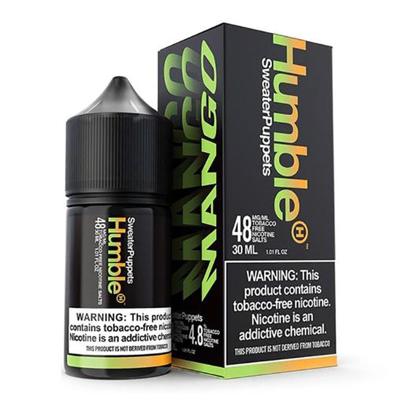 Sweater Puppets Tobacco-Free Nicotine By Humble Salts 30ml with packaging
