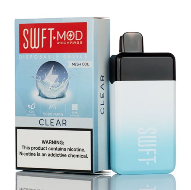 SWFT Mod Disposable | 5000 Puffs | 15mL clear with packaging
