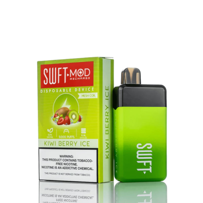 SWFT Mod Disposable | 5000 Puffs | 15mL kiwi berry ice with packaging