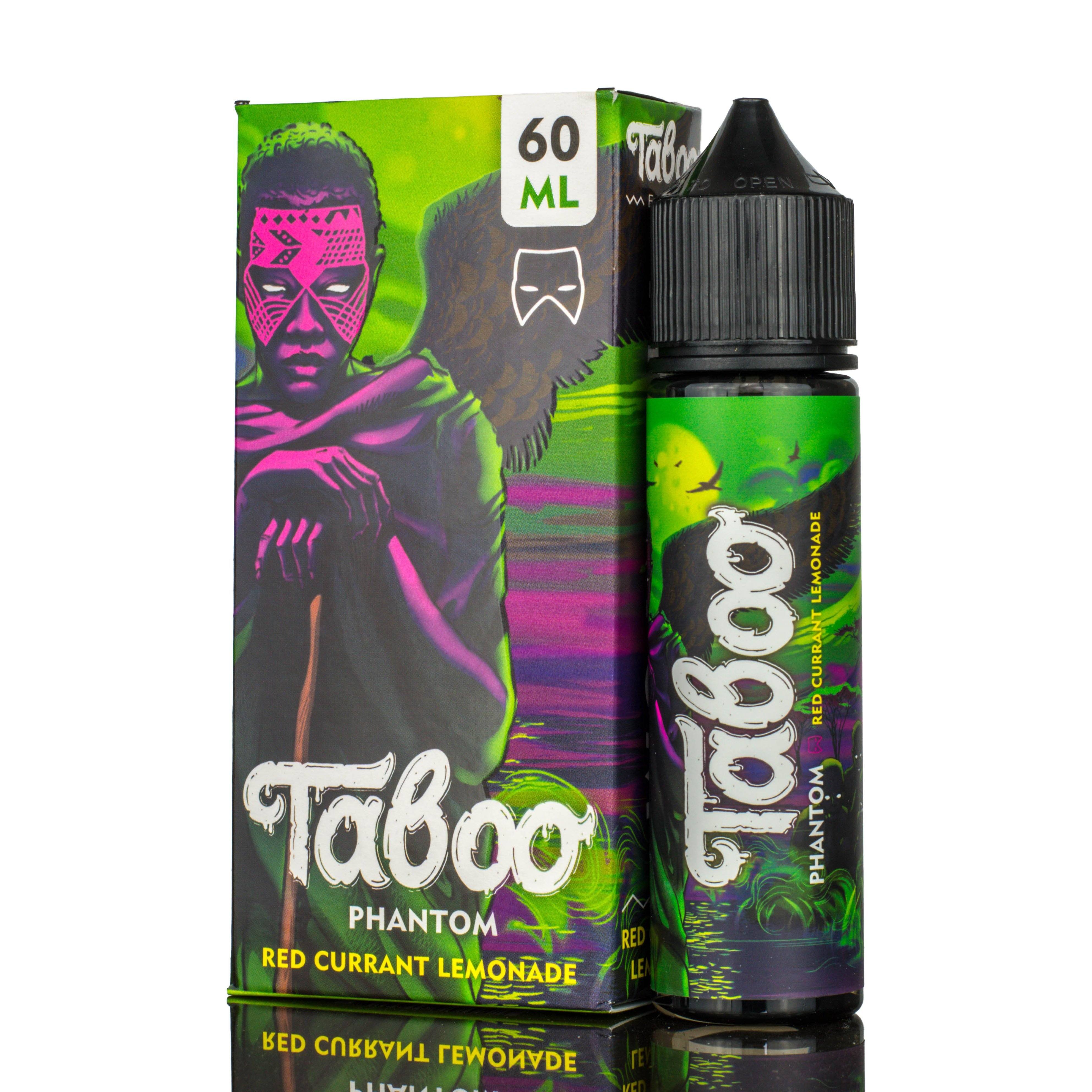 Phantom by Taboo Cult E-Liquid 60ml with packaging
