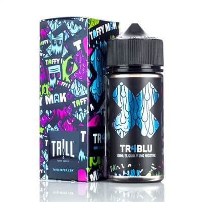 TR4BLU by Taffy Man E-Liquid 100ml with packaging