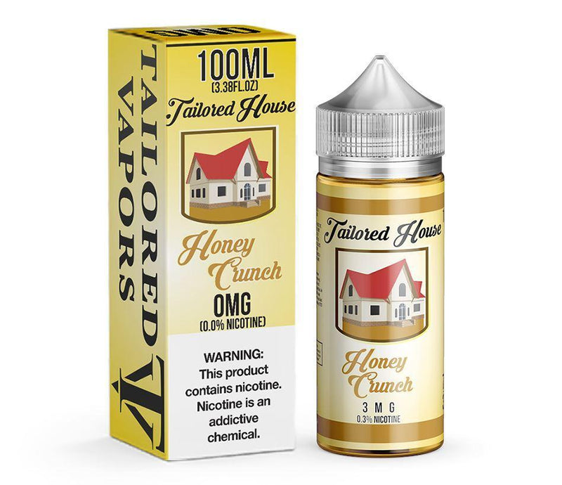 TAILORED HOUSE | Honey Crunch 100ML eLiquid with packaging