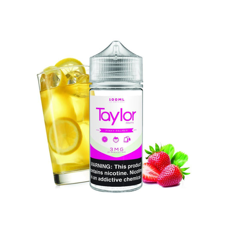Pinky Palmer by Taylor Fruits 100ml bottle with background