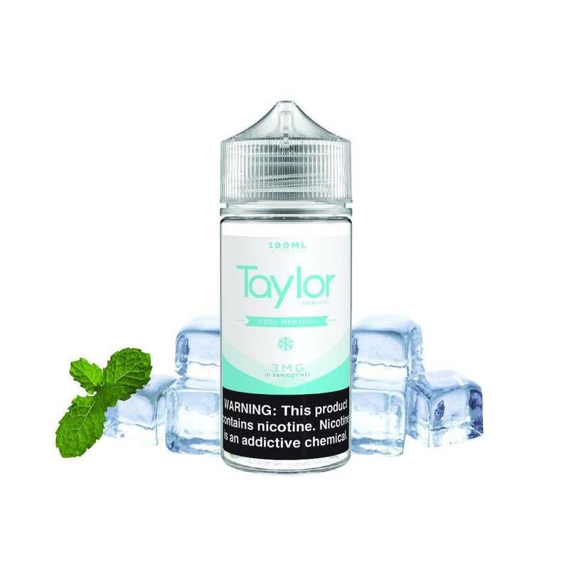  Cool Menthol by Taylor Fruits 100ml bottle with background