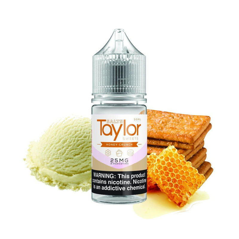  Honey Crunch by Taylor Salts 30ml bottle with background
