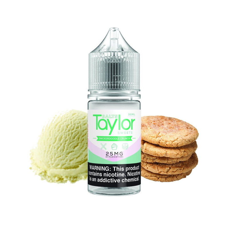 Snickerdoodle by Taylor Salts 30ml bottle with background
