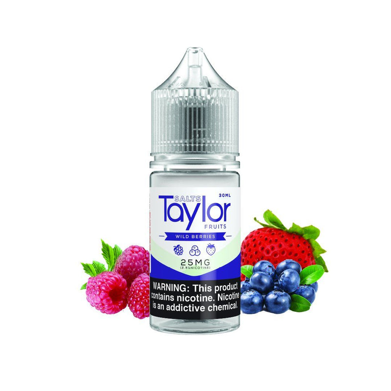  Wild Berries by Taylor Salts 30ml bottle with background