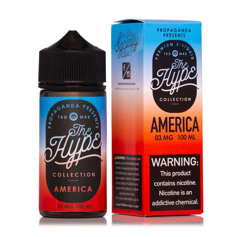 America by The Hype Collection 100ml with packaging