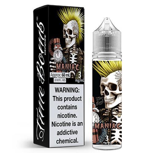 Time Bomb Vapors | Maniac 60ML Eliquid with packaging