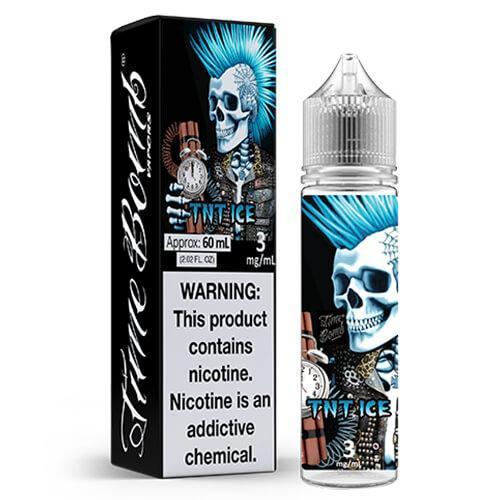 Time Bomb Vapors | TNT Ice 60ML Eliquid with packaging