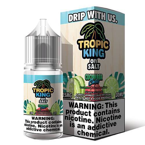 TROPIC KING ON SALT | Cucumber Cooler 30ML eLiquid with packaging
