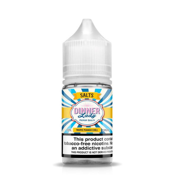 Tropic Mango Chill by Dinner Lady Tobacco-Free Nicotine Salt 30ml bottle