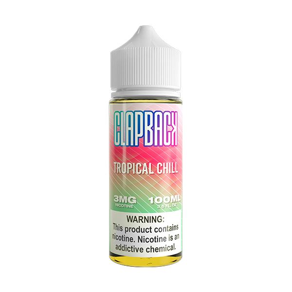 Tropical Chill By Saveurvape Clap Back TF-Nic 100mL Bottle