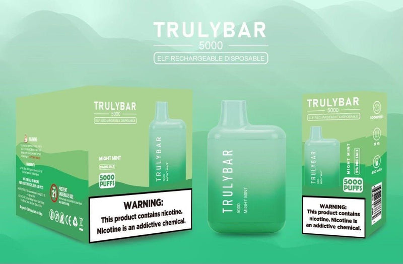 Truly Bar (Elf Edition) 5000 Puffs 13mL might mint with packaging